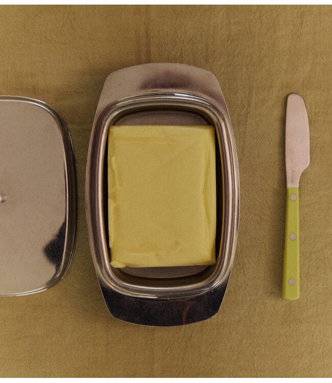 HKLIVING Botermessen 70s cutlery: butter knives lemon, set of 4