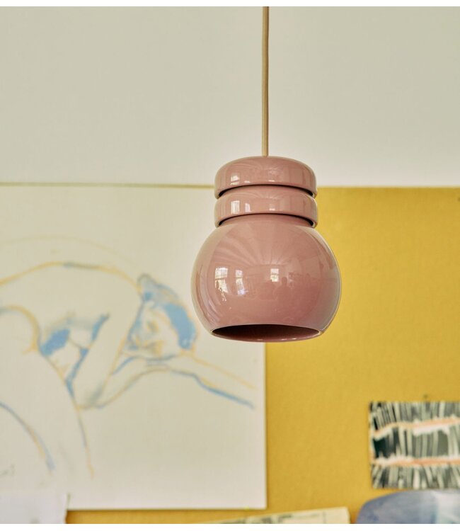 HKLIVING Hanglamp Bulb pendant lamp, blush