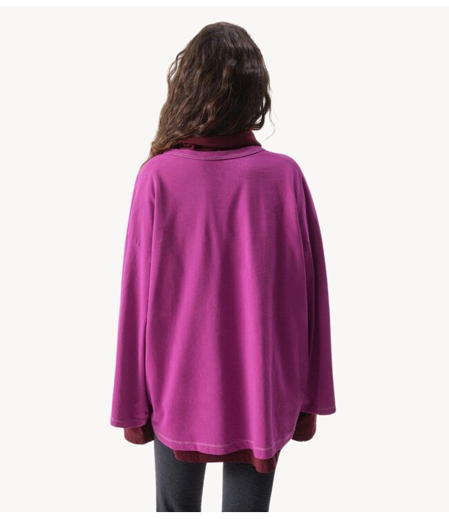 American Vintage T-shirt FIZVALLEY GERANIUM VINTAGE