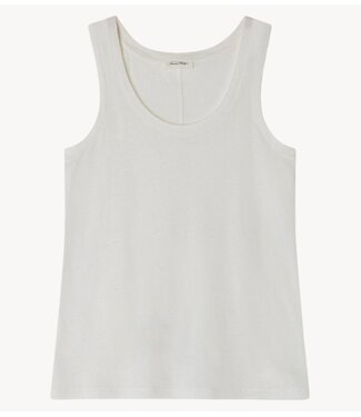 American Vintage Top singlet GAMIPY BLANC