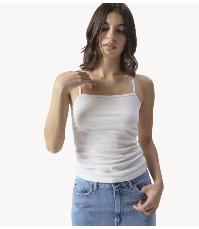 American Vintage Top singlet APOLY BLANC