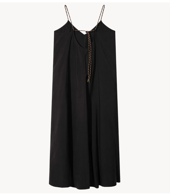 10DAYS Jurk strappy dress modal black