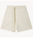 10DAYS Boek belted shorts fleece soft vanilla