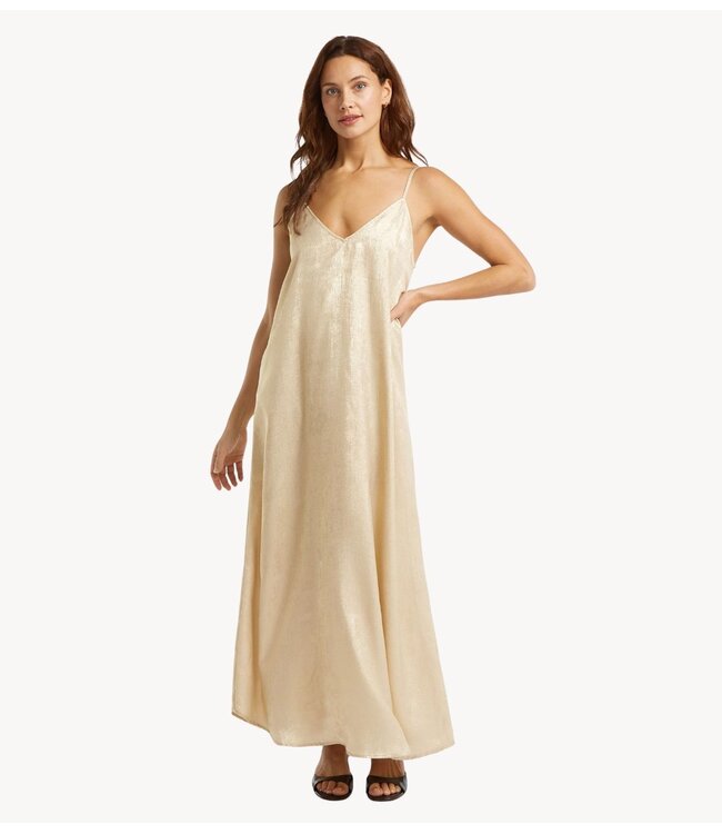 Circle of Trust Jurk MORGAN DRESS Stone metallic