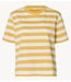 Selected Top SLWESSENTIAL SS STRIPED BOXY TEE NOOS Ochre