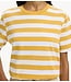 Selected Top SLWESSENTIAL SS STRIPED BOXY TEE NOOS Ochre