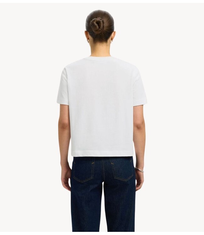 Selected Top SLWESSENTIAL SS BOXY TEE NOOS bright white