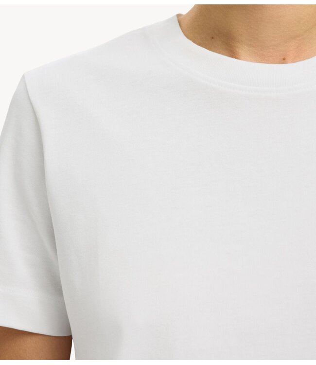 Selected Top SLWESSENTIAL SS BOXY TEE NOOS bright white