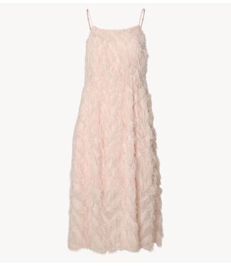 Selected Jurk SLFMYLINE REGULAR MIDI STRAP DRESS B Pale Dogwood