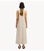 Selected Jurk SLFLUISA RELAXED LINEN BLEND DRESS NOOS Sandshell