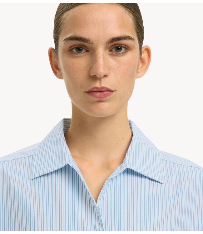 Selected Blouse SLFESTER OVERSIZE 3/4 SHIRT B Malibu Blue