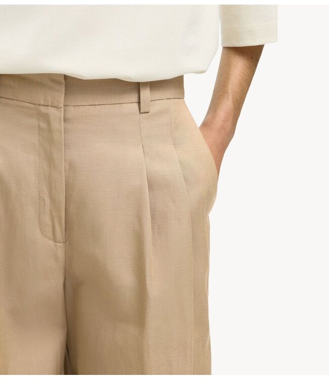 Selected Broek SLFEXTRA WIDE HW AMOUR PANT Weathered