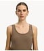 Selected Top SLWANNA U-NECK TANK TOP NOOS Chocolate Chip