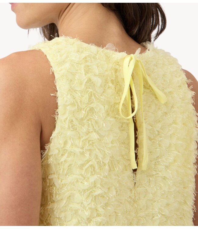 YAS Jurk YASCRIMO SL SHORT DRESS S. Wax Yellow