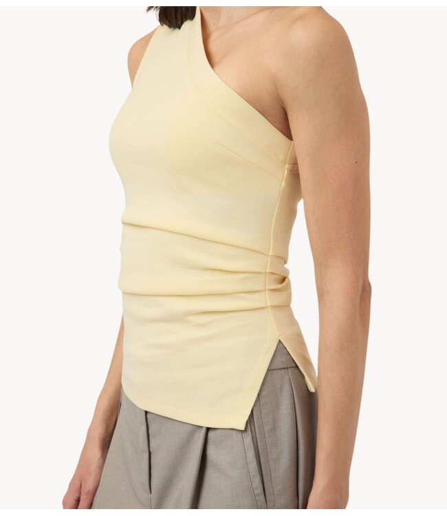 YAS Top YASVENICE ONE SHOULDER TOP Anise Flower