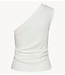 YAS Top YASVENICE ONE SHOULDER TOP Star White