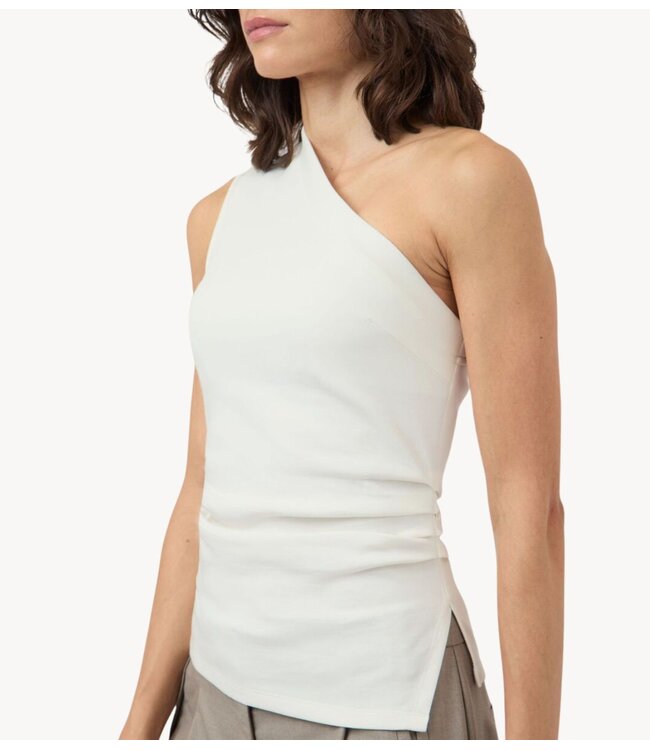 YAS Top YASVENICE ONE SHOULDER TOP Star White