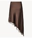 YAS Rok YASEVELINE HW MIDI LACE SKIRT S. Chocolate Brown