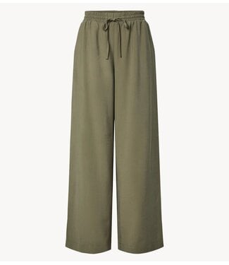 YAS Broek YASNARA HW PANT S. Dusty Olive