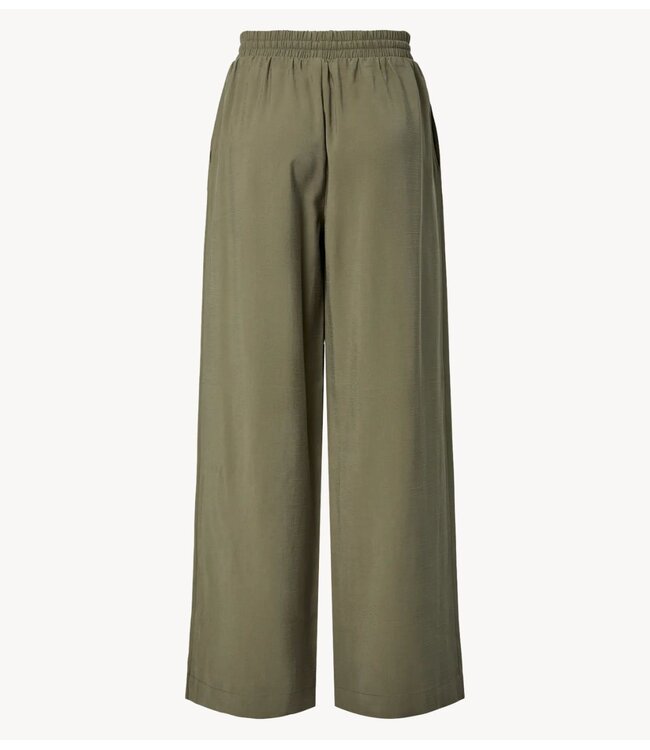 YAS Broek YASNARA HW PANT S. Dusty Olive