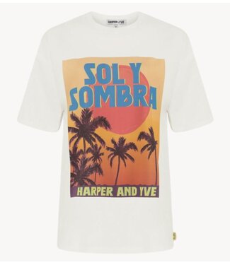 HARPER & YVE T-shirt SOLYSOMBRA-SS ECRU