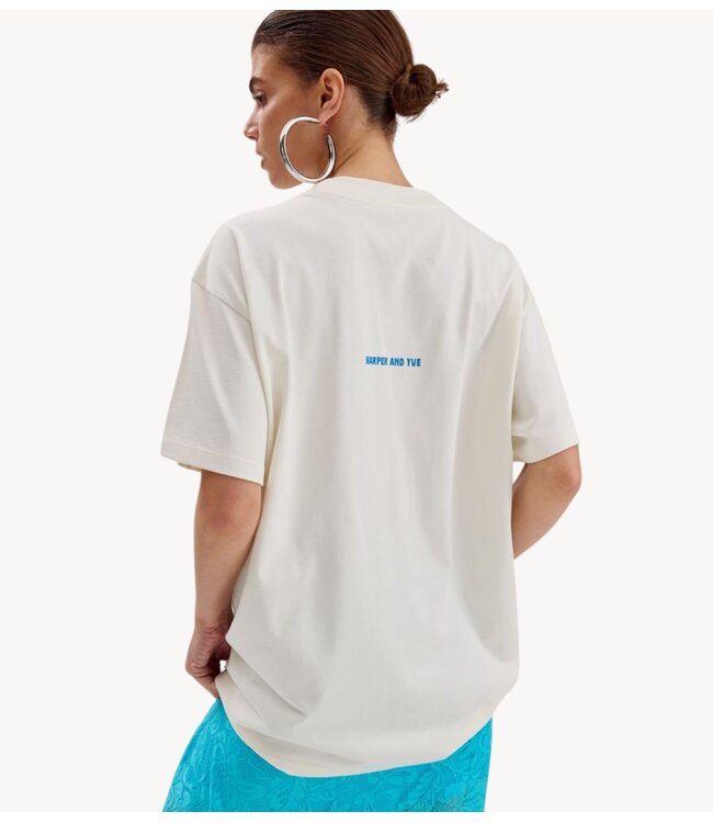 HARPER & YVE T-shirt SOLYSOMBRA-SS ECRU