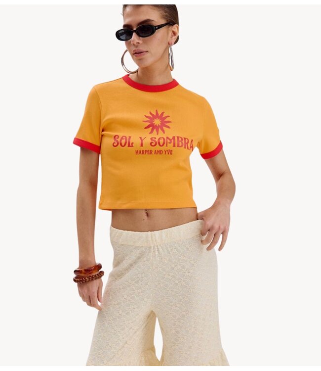 HARPER & YVE T-shirt SOMBRA-SS BLAZING ORANGE
