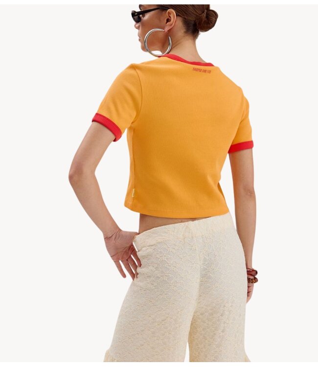HARPER & YVE T-shirt SOMBRA-SS BLAZING ORANGE
