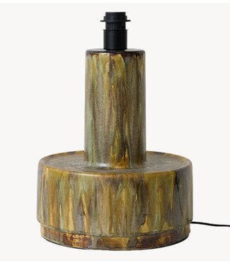HKLIVING Tafellamp Ceramic lamp base, reactive green