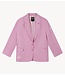 Alix The Label Blazer ladies woven rich oversized blazer  soft pink