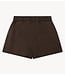Alix The Label Broek ladies knitted sporty summer shorts brown