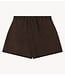Alix The Label Broek ladies knitted sporty summer shorts brown