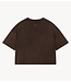 Alix The Label T-shirt ladies knitted the label summer T-shirt brown