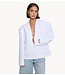 Alix The Label Blazer ladies woven oversized twill blazer SOFT WHITE