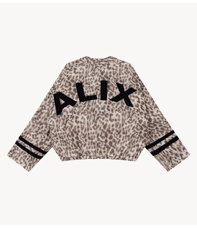 Alix The Label Jack ladies woven sporty animal jacket ANIMAL