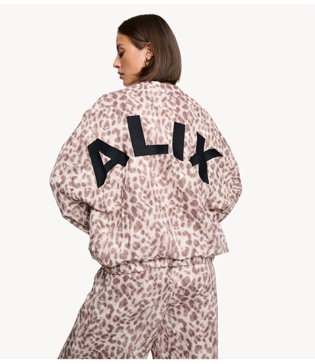 Alix The Label Jack ladies woven sporty animal jacket ANIMAL