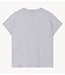 Alix The Label T-shirt ladies knitted eagle t-shirt LIGHT GREY MELANGE