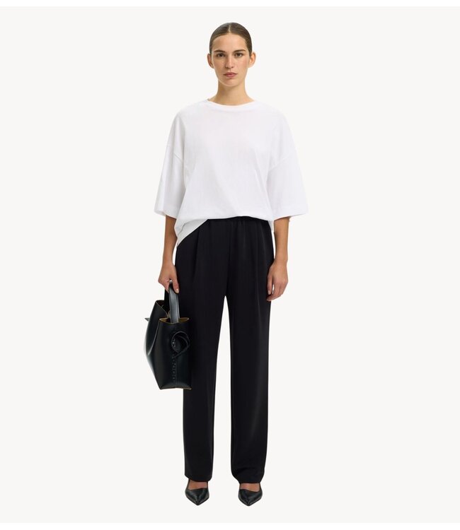 Selected Broek SLWTENNY HW PANT NOOS Black