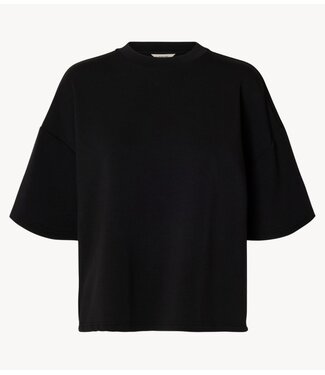 Selected Top SLWOVERSIZED TENNY TEE NOOS Black