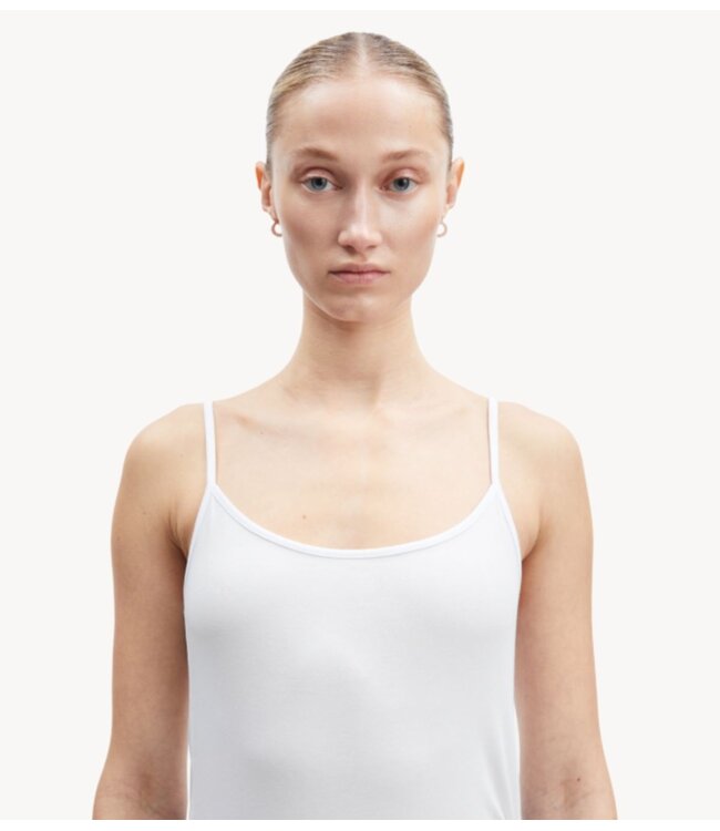 Samsøe Samsøe Top Talla strap top 265 BASIC white