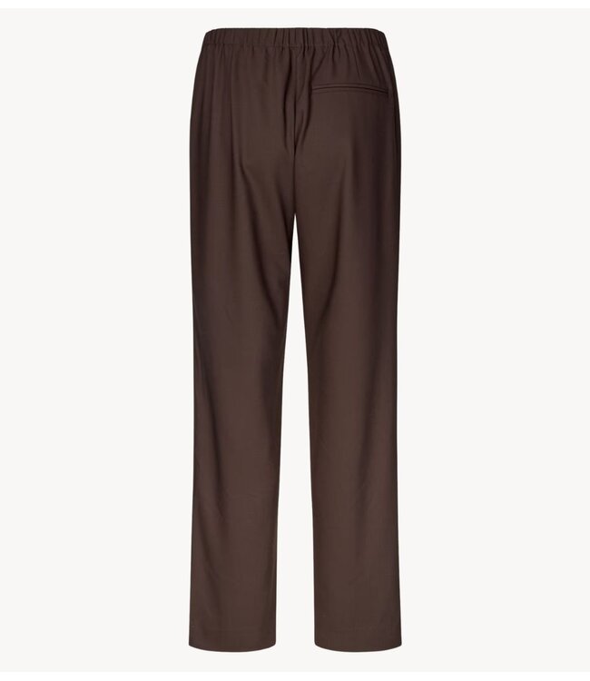 Samsøe Samsøe Broek SAHOYS STRAIGHT TROUSERS 16227 MOLE