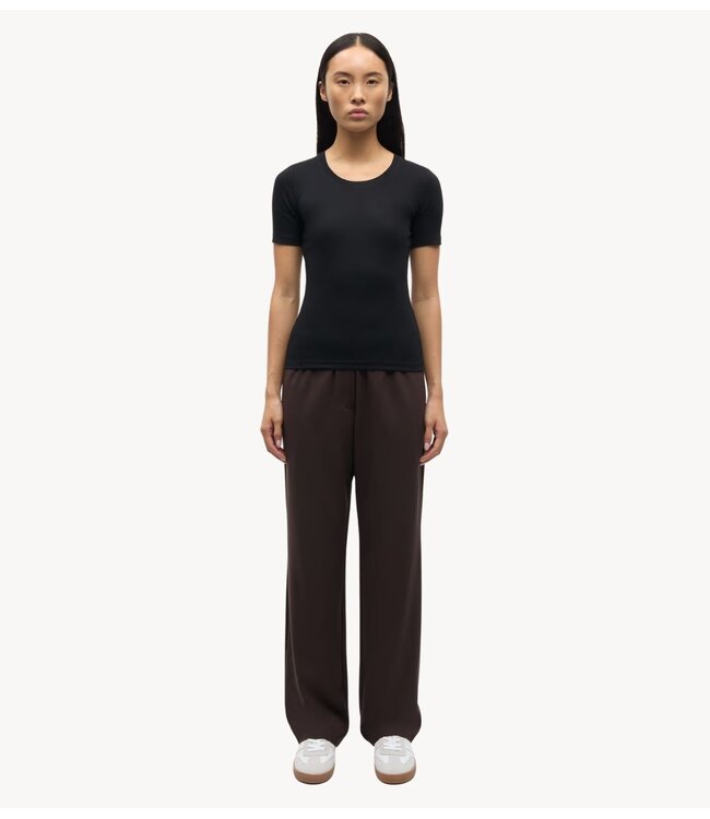 Samsøe Samsøe Broek SAHOYS STRAIGHT TROUSERS 16227 MOLE