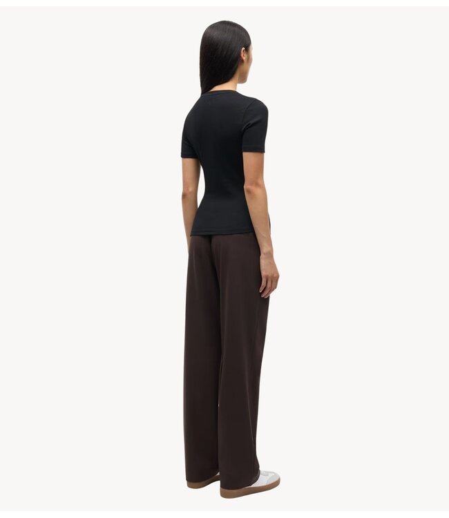 Samsøe Samsøe Broek SAHOYS STRAIGHT TROUSERS 16227 MOLE