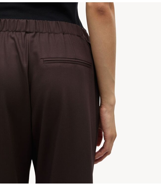 Samsøe Samsøe Broek SAHOYS STRAIGHT TROUSERS 16227 MOLE