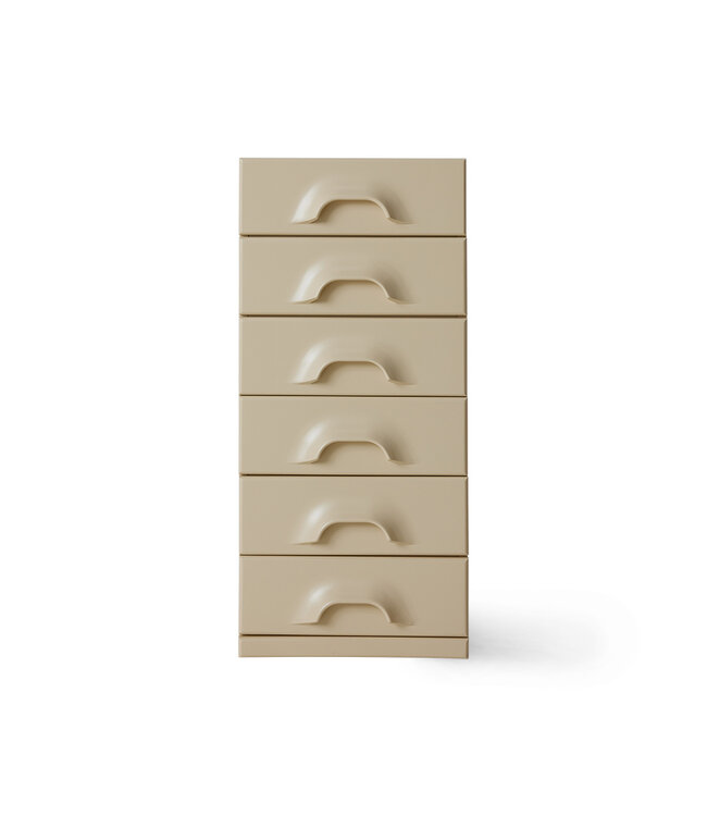 HKLIVING Kast Chest of 6 drawers cream