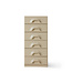 HKLIVING Kast Chest of 6 drawers cream