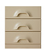 HKLIVING Kast Chest of 6 drawers cream