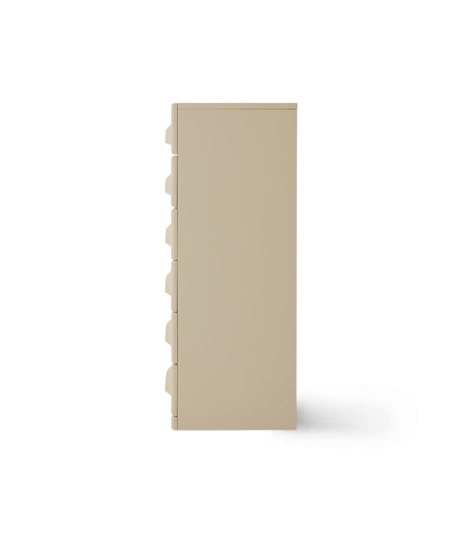 HKLIVING Kast Chest of 6 drawers cream