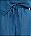 Selected Broek SLFJANNA MW ELASTIC STRING SHORTS B Medium Blue Denim