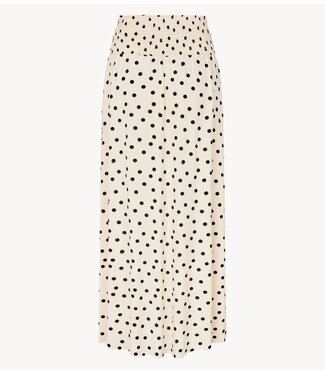 Samsøe Samsøe Rok SAUMI SKIRT 16113 DRIFTING DOTS EGRET